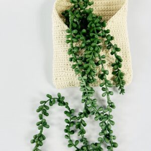Crocheted Hanging Planter / Storage Pods