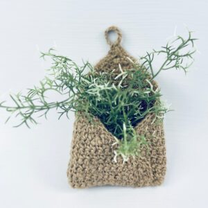 Crocheted Hanging Planter / Storage Pods