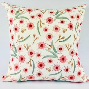 Embroidered Scatter Cushion (Eucalyptus Flower)